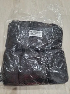 12 Black Mesh Scrimmage VESTS Training Pinnies Soccer Softball size YOUTH-NEW! - Picture 1 of 2