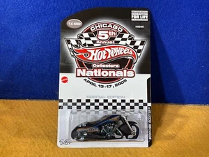 J10-21 HOT WHEELS 5th COLLECTORS NATIONALS - SCORCHIN’ SCOOTER - 2005 - BLUE NIB - Picture 1 of 7