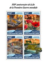 100th Anniversary of End of WWI MNH Stamps 2018 Central African Republic M/S