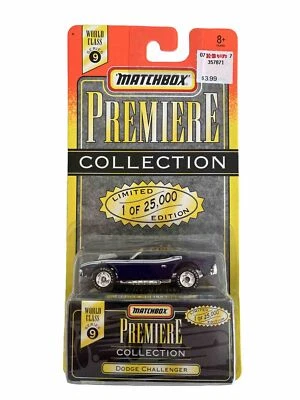 Matchbox Premiere Collection/ Dodge Challenger/ Dark Purple/Vintage 1996 (B49) - Image 1 of 2