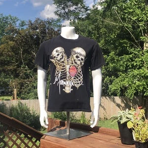 Mudvayne Metal Band T Shirt Mens M 2005 Y2K Skull Heart Spine Tee Rare 2 Sided - Picture 1 of 9