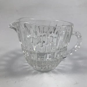 Vintage CRYSTAL CLEAR INDUSTRIES "HEIRLOOM" 2-5/8" CREAMER 24% Lead Crystal - Picture 1 of 7
