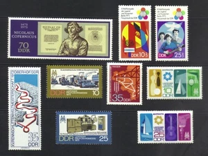 EAST GERMANY - DDR - 1973 COLLECTION 6 COMPLETE SETS/ISSUES MINT NEVER HINGED - Picture 1 of 1