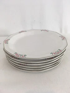International Good Morning 8322 Dewdrops Japan Stoneware 7 3/4" Bread Plates (6) - Picture 1 of 6