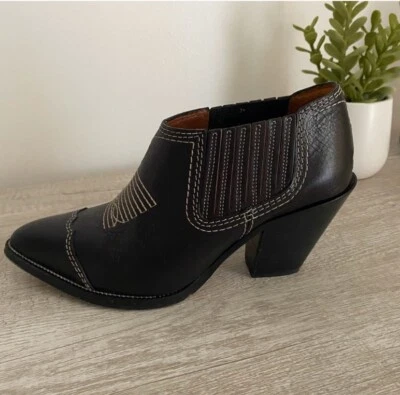 “Beautiful Handmade Italian Leather” Polo Ralph Lauren Ankle Lowrey Bootie - Image 1 of 4