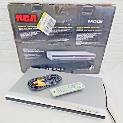 RCA DRC212 Reproductor de DVD MP3 Digital Photoview Control Remoto Cables RCA  Foto 1 de 4