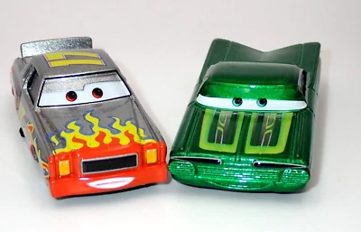 Mattel Disney Pixar Coches Lote de 2 Ramone Derrell Cartrip Juguete Diecast 1:55 Foto 1 de 4