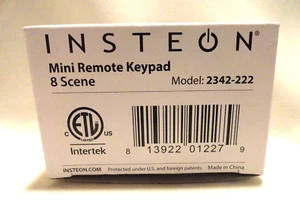 INSTEON MINI REMOTE KEYPAD 8 SCENE MODEL 2342-222🎇 - Picture 1 of 2