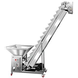 Machine D'Alimentation D'Ascenseur À Godets De 2M De Haut Avec Trémie De 50Kg - Picture 1 of 7