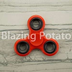 Tri Spinner Fidget Hand Spinners Gyro Figet Desk Toy Focus EDC ADHD ☆USA☆ RED - Picture 1 of 1