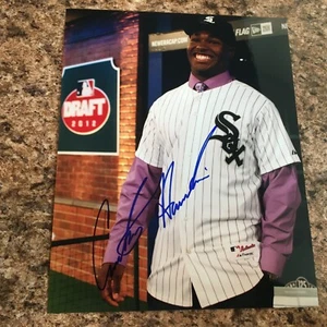 Courtney Hawkins Signed 8x10 Photo Autograph Chicago White Sox - Picture 1 of 1