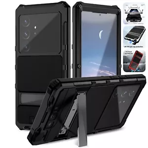 Custodia corazzata antiurto full body in metallo per Samsung S25 S24 S23 S22 Ultra S25 edge - Foto 1 di 24