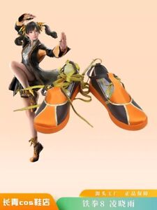 Cosplay Ling Xiaoyu chaussures bottes costumes Halloween accessoires PU