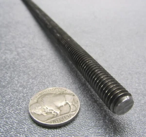 4140 Steel Threaded Rod, Grade B7, RH, 3/8"-16 x 2 Foot Length - Picture 1 of 8