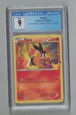 NON Holo Tepig Floink - 13/25 English Pokemon 25th Anniversary McDonalds - Bild 1 von 2
