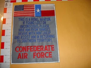 Air Force Flag patch Texas US large embroidered - Picture 1 of 3