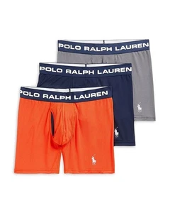 Polo Ralph Lauren Pouch Boxershorts Herren S Susk Orange Cruise Navy Combat Grey - Bild 1 von 13