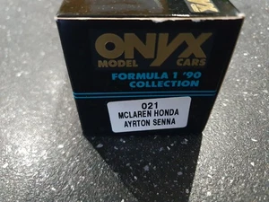 Onyx 021 1:43 Scale Mclaren Honda Ayrton Senna - Picture 1 of 4