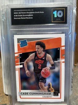 2021–22 Chronicles Draft Picks — дебютанты с рейтингом Donruss Кейд Каннингем No26 (RC) - Изображение 1 из 2