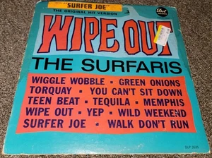 THE SURFARIS-WIPE OUT-DOT LABEL-SURFER JOE HYPE STICKER-SWEET VINYL LP - Picture 1 of 14