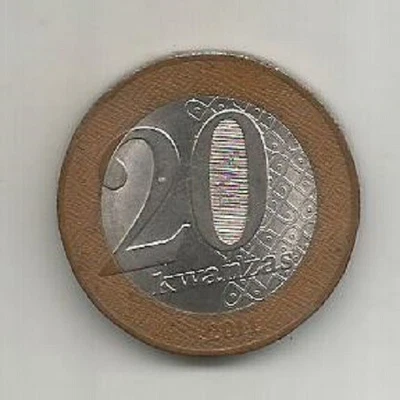 ANGOLA 20 KWANZAS 2014 - Image 1 of 2