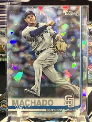Manny Machado 2019 Topps Chrome Sapphire Refractor #500 PADRES TZ - Image 1 of 2
