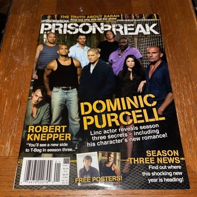 VTG Official 2007 Prison Break Magazine: Dominic Purcell Robert Knepper News - Image 1 of 4