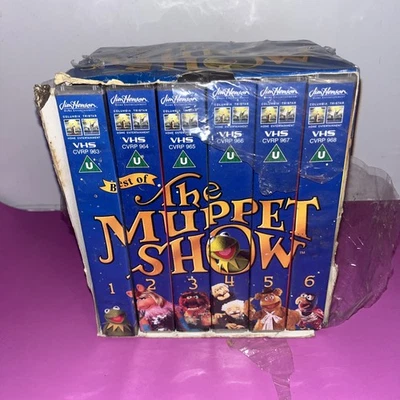 Best of The Muppet Show Vol 1-6 Box Set all 6 VHS Tapes are sealed box damgaged  - Image 1 of 4