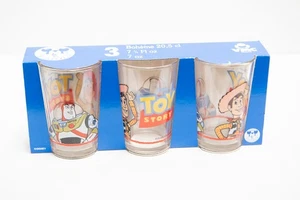 Vintage Disney Toy Story Pixar Official Drinking Glasses Disney Land Park France - Picture 1 of 7