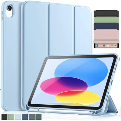 Schutz Hülle Für iPad 5/6/7/8/9/10th Air 6 5 4 3 Pro 11'' Tasche mit Stifthalter - Bild 1 von 4