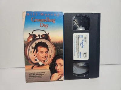 Groundhog Day (VHS, 1993, Closed Captioned) Columbia Tristar  - Image 1 of 2