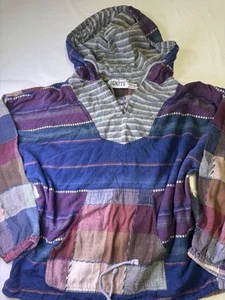 IGNITE Boho patchwork Pullover Hoodie 100% Cotton, One Size Fits All - Picture 1 of 7