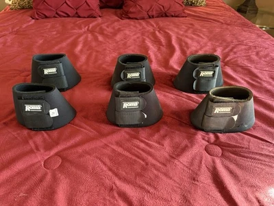 Lote de 3 pares de botas Roma Horse Bell medianas negras Foto 1 de 4