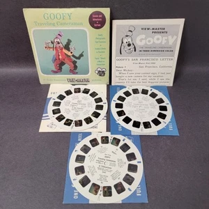 Vtg View-Master Disney's Goofy Traveling Cameraman 844 3 Reel Set + Booklet PA - Picture 1 of 5