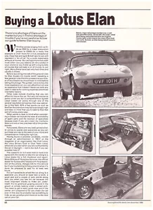 2 LOT Early Lotus Elan, Multi-Page UK Issue Magazine Articles - USA Mail: $3.60 - Picture 1 of 2