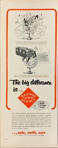 Vintage 1956 Railway Express Agency Shipping Ahead  Print Ad Advertisement  - Picture 1 of 1