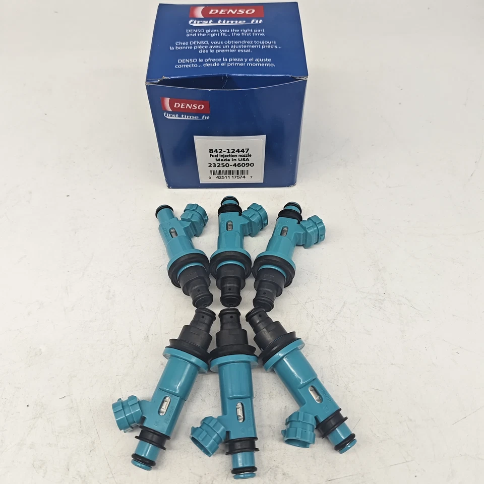 New 6PCS DENSO FUEL INJECTORS FITS FOR 1998 Toyota Supra 3.0L I6 23250-46090 Foto 1 de 4