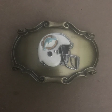 VTG NFL Miami Dolphins 1978 Belt Buckle Cover
