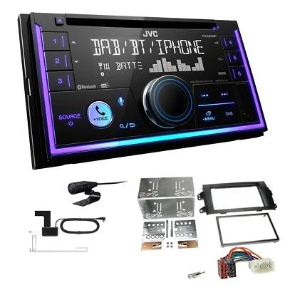 JVC 2-DIN MP3 Autoradio Bluetooth DAB+ für Suzuki SX4 ab 2006 schwarz - Bild 1 von 4