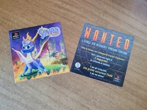 Flyer Einsätze für Crash Bandicoot 3 Warped PS1 PlayStation Ita Eur - Bild 1 von 2