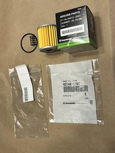 2005-2023 Kawasaki Kx 250f Oem Oil Change Kit Filter Cover O-Ring & Spring 2022 - Picture 1 of 6