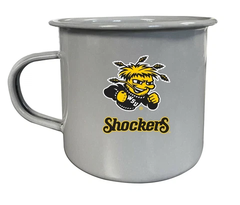Wichita State Shockers Enameled Tin Camper Coffee Mugs Cover