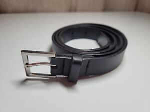 ASOS Black Belt Faux Leather Belt Size S/M