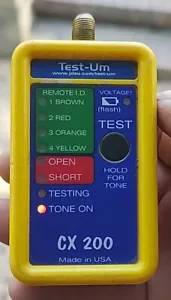 JDSU TEST-UM COAX CABLE IDENTIFIER TESTER CX200 - Picture 1 of 5