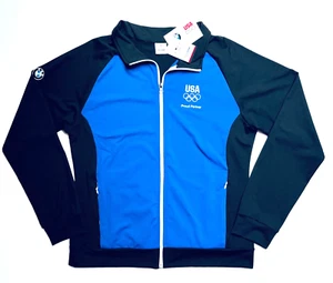 Giacca full zip nuova con etichette BMW / USA Olympic Proud Partner donna XL ECO - Foto 1 di 7
