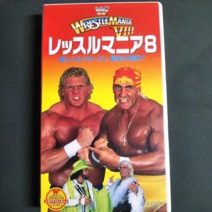 WWF WrestleMania VIII 8 VHS Video Tape Japanese Ver. 1992 Hulk Hogan from Japan - Picture 1 of 2