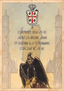 C7154) CAGLIARI, XIII CORPO D'ARMATA, STEMMA ARALDICO DELLA SARDEGNA. - Picture 1 of 2