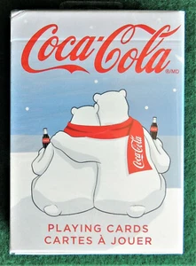 Coca-Cola Holiday Polar Bear Playing Cards Bicycle USPLC Poker Size c2020 New - Picture 1 of 2