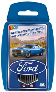 Top Trumps Ford Juego de Cartas Tarjetas Coche Cuarteto Merch Alemán/Inglés - Picture 1 of 2