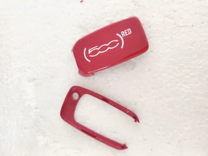 Funda Mando Para Control Remoto Fiat 500 Rojo Ferrari Original Línea Accesorios - Imagen 1 de 2